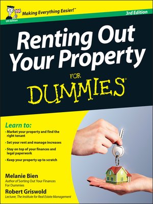 cover image of Renting Out Your Property For Dummies